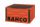 BAHCO 4 fiókos üres felsőszekrény (RAL-2009) narancssárga