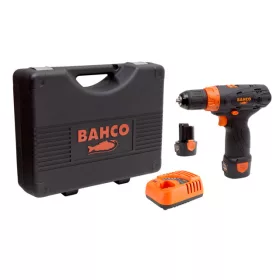   BAHCO 3/8" Akkus kézifúrógép készletben, 1550 Ford/perc, 12V