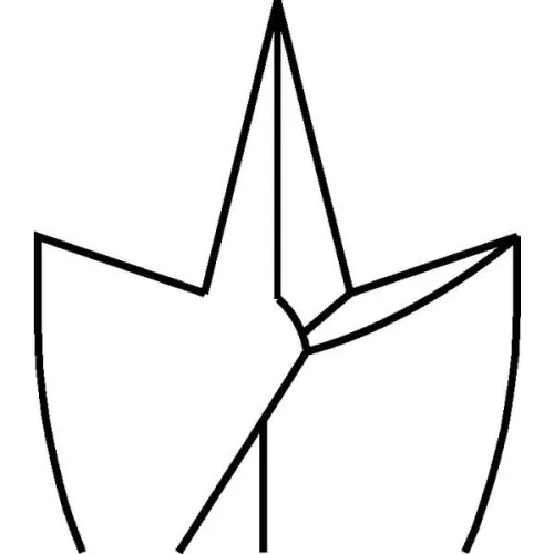 ECEF Fafúró kúpsüllyesztővel  6 mm, 90°/16x25 mm