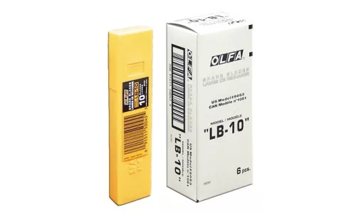 OLFA LB-10B Standard törhető tartalékpenge, 18 mm (10 db)